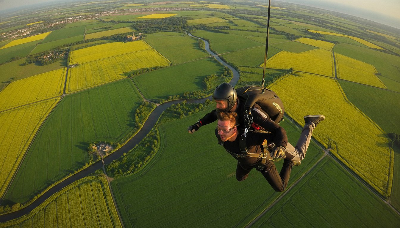 What You See When Skydiving Over Cambridgeshire: A 15,000ft Visual Journey