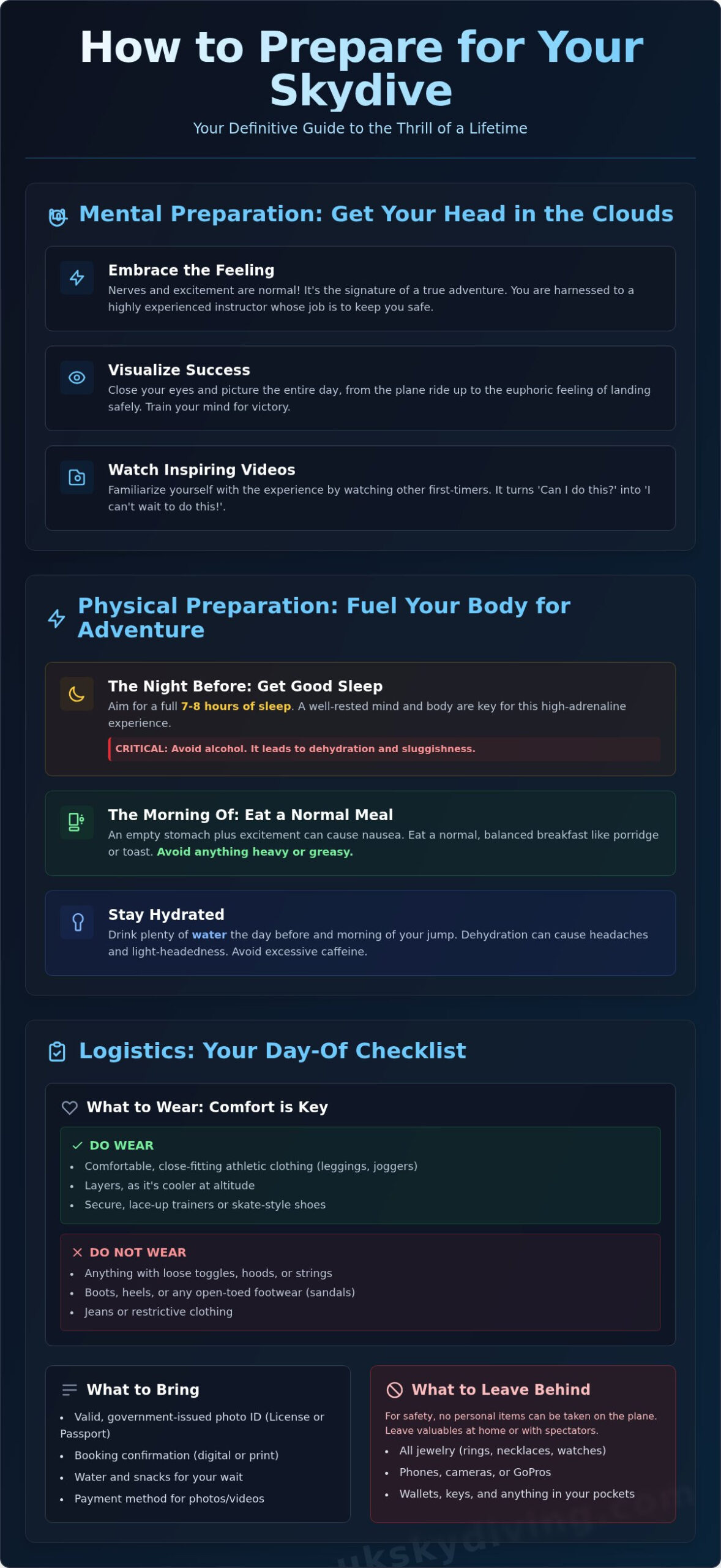 How to Prepare for a Skydive: Your Ultimate Pre-Jump Guide